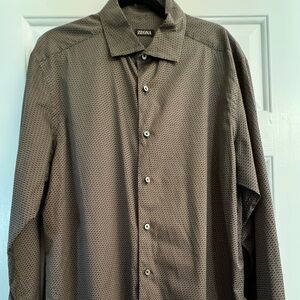 Zegna Men’s Dress Shirt XL